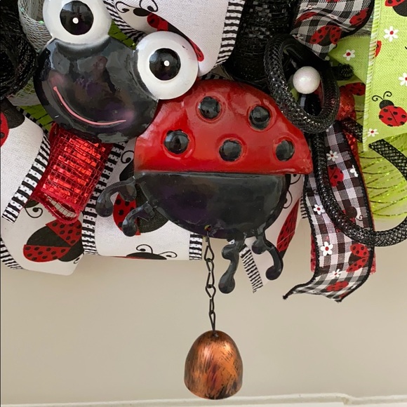 Ladybug wreath